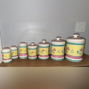 Fior D'Italia by HART & STUART BAKER Vintage Canister Set